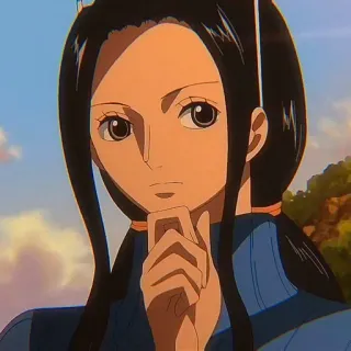 📚 Nico Robin One Piece anime, one piece, nico robin, character, manga whatsapp sticker
