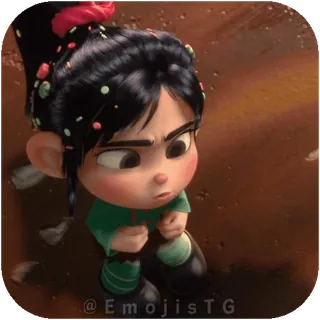 🥳 Vanellope von Schweetz Wreck-It Ralph telegram sticker