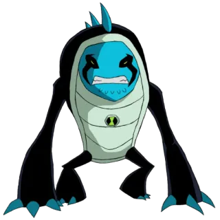 🥶 Ben 10 мультфильм, инопланетянин, Бен 10, персонаж, анимированный telegram sticker