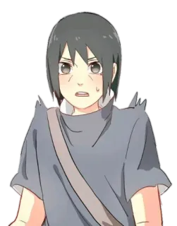 😰 Itachi Uchiha Naruto 动漫, 忍者, 宇智波, 漫画 telegram sticker
