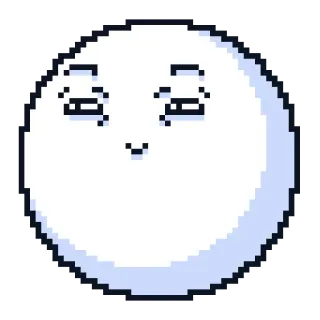 😀 pixel art, digital art, emoji, funny face, cartoon, cute telegram sticker