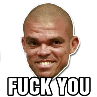 😏 FUCK YOU Оскорбление, Мем, Оскорбительный, Злость telegram sticker