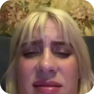 😒 Billie Eilish telegram sticker