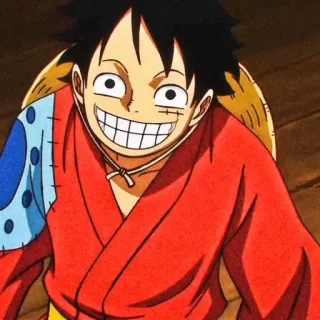🥟 Luffy One Piece 动漫, 卡通, 蒙奇·D·路飞, 草帽, 海贼王 telegram sticker