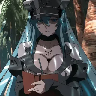 🙂 Esdeath Akame ga Kill! Anime, Militarne, Esdeath, Akame ga Kill telegram sticker
