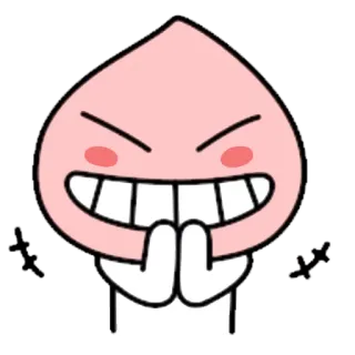 😁 Kakao Friends, Apeach, Fofo, Kawaii, Desenho animado, Personagem telegram sticker