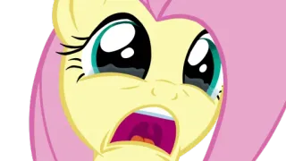 ☹ Fluttershy My Little Pony fluttershy, my little pony, menangis, kartun, animasi, tertekan telegram sticker