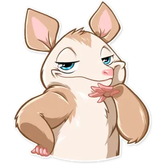 😏 Hoạt hình, Chuột, Dễ thương, Nhân vật, Động vật, Động vật có vú telegram sticker