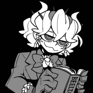 🌚 Beelzebub Helltaker BEELZE アニメ, マンガ, 悪魔, デーモン, ベルゼブブ, ヘルテイカー, 虫, ハエ telegram sticker