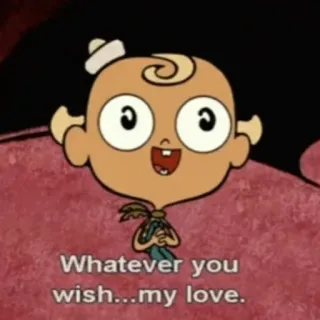 😀 Whatever you wish...my love. Dibujo animado, Bebé, Amor, Lo que quieras telegram sticker