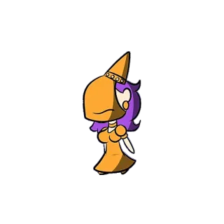 😷 cartoon, knife, character, magic, fantasy telegram sticker