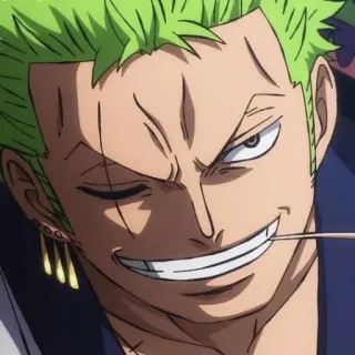 🎌 Zoro One Piece anime, one piece, roronoa zoro, zoro, swordsman, pirate telegram sticker