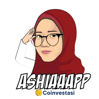 👍 ASHIAAAPP wanita, hijab, kacamata, kartun, karakter telegram sticker