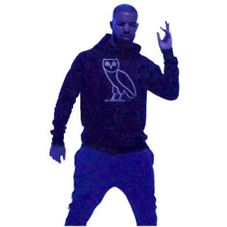 😜 Drake ドレイク, ラッパー, 歌手, ダンス, フクロウ telegram sticker
