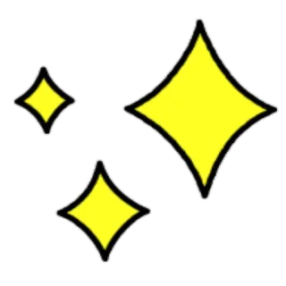 🔅 brillo, estrellas, amarillo, resplandor, diamante telegram sticker