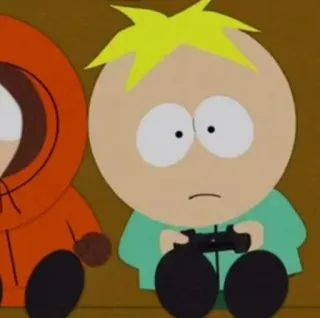 🌟 Butters Stotch South Park Butters, South Park, dibujos animados, juego, jugando, divertido whatsapp sticker