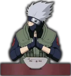 🥣 Kakashi Hatake Naruto anime, kakashi, naruto, ninja, character telegram sticker