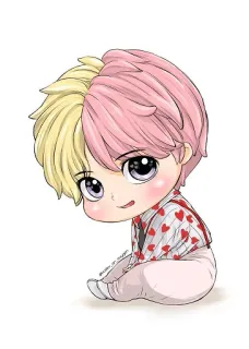 🙃 Anime, Chibi, Kreskówka, Słodkie, Kawaii, Postać, Sztuka telegram sticker