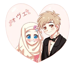 Hijab Princess (Muslim Kawaii Girl) telegram stickers