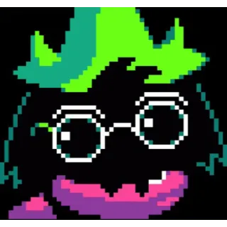 😵‍💫 Ralsei Deltarune RPG, Videojuego, Pixel, Ralsei, Deltarune telegram sticker