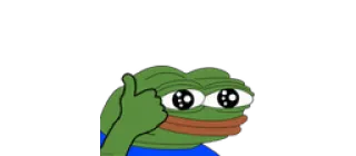 👍 Pepe the Frog Meme, Rana, Pepe, Twitch, Emote telegram sticker