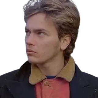 🧐 River Phoenix actor, retrato, celebridad, hombre telegram sticker