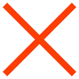 ❌