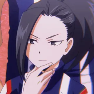 🖤 Momo Yaoyorozu My Hero Academia Anime, Manga, Momo, Yaoyorozu, My Hero Academia, Personaggio, Ragazza telegram sticker