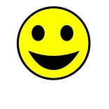 😂 smiley face, happy, emoji, yellow, face telegram sticker