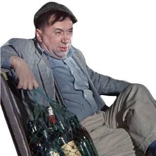 🤨 man, alcohol, bottles, drunk, wine telegram sticker