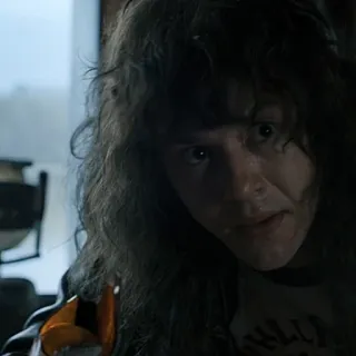 😖 Eddie Munson Stranger Things Эдди Мансон, Очень странные дела, персонаж, портрет, сериал telegram sticker