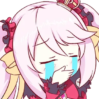 🥀 anime, płacz, smutny, emocjonalny, łzy, kreskówka, dziewczyna telegram sticker