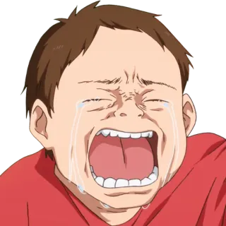 😢 pleurer, triste, contrarié, émotion, larmes telegram sticker