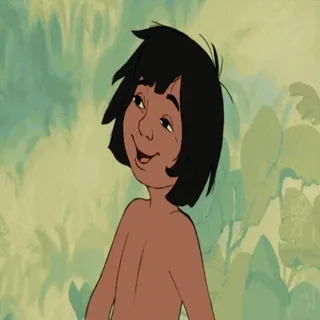 🫥 Mowgli The Jungle Book whatsapp sticker