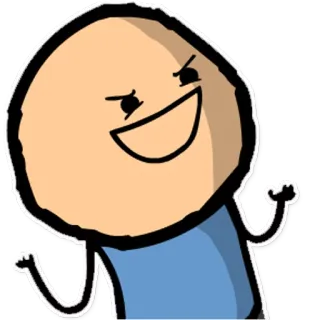 😄 Cyanide and Happiness, Cartoon, Personage, Humor telegram sticker