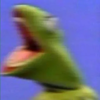 🗣 Kermit the Frog 科米蛙, 木偶, 绿色, 表情包 telegram sticker