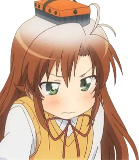😢 动漫, 女孩, 卡通, 可爱, 角色 telegram sticker
