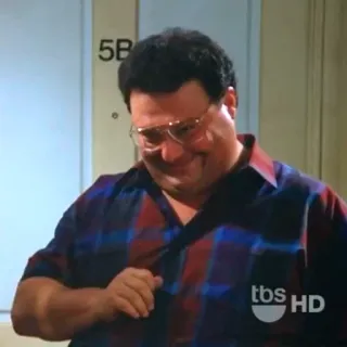 😊 Newman Seinfeld televisión, comedia, sitcom, Newman, personaje telegram sticker