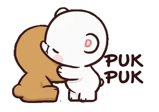 🥰 PUK
PUK หมี, น่ารัก, กอด, รัก, การ์ตูน telegram sticker