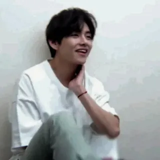 ⚔ V K-Pop, BTS, Sänger, Berühmtheit, Person, Mann, V telegram sticker