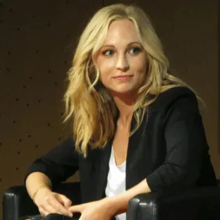 🗝 Candice King actress, portrait, blonde, woman, celebrity telegram sticker