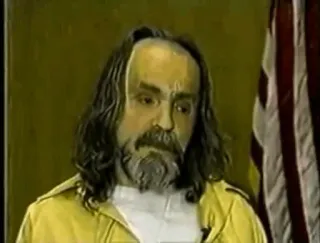 😪 Charles Manson crime, meurtre, chef de secte, Charles Manson, controversé telegram sticker
