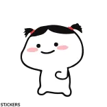 🚶♂ Kartun, Lucu, Karakter, Gadis, Stiker whatsapp sticker