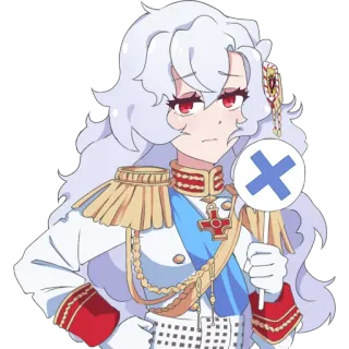 ❌ アニメ, 軍服, 十字架, キャラクター, 裁判官 telegram sticker