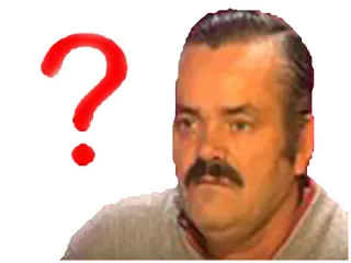 ❓ man, question, thinking, unsure, doubt telegram sticker