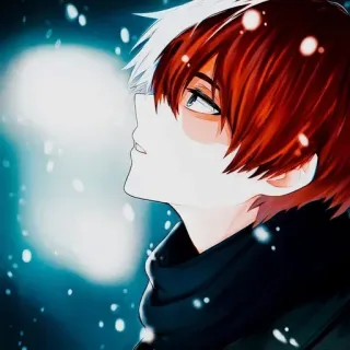 😞 Shoto Todoroki My Hero Academia anime, manga, character, shonen, My Hero Academia, Todoroki, Shoto Todoroki telegram sticker