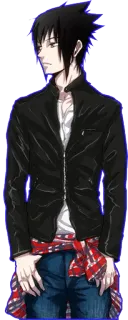😒 애니메이션, 남성, 캐주얼, 패션, 캐릭터 telegram sticker