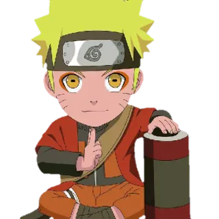 😃 Naruto Naruto, Anime, Ninja, Kreskówka, Postać, Manga, Ikona telegram sticker