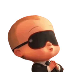 🤤 Boss Baby The Boss Baby bébé, patron, costume, dessin animé, film, drôle telegram sticker