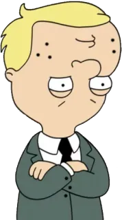 😃 Stewie Griffin Family Guy 卡通, 角色, 西装, 无聊 telegram sticker